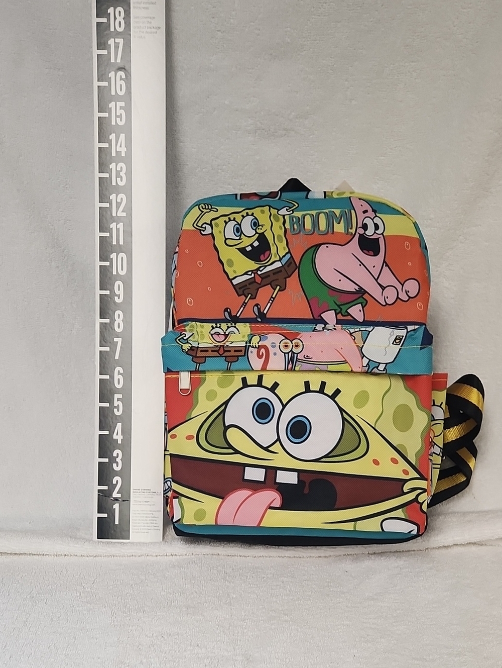 SpongeBob Squarepants Kids Backpack - Yellow, Orange, Blue, Pink